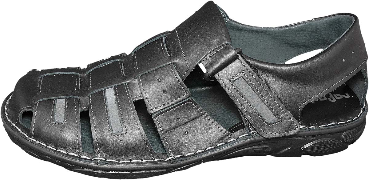 Обувь Rafado Comfort Line 200-01 черн. сандалии больших размеров