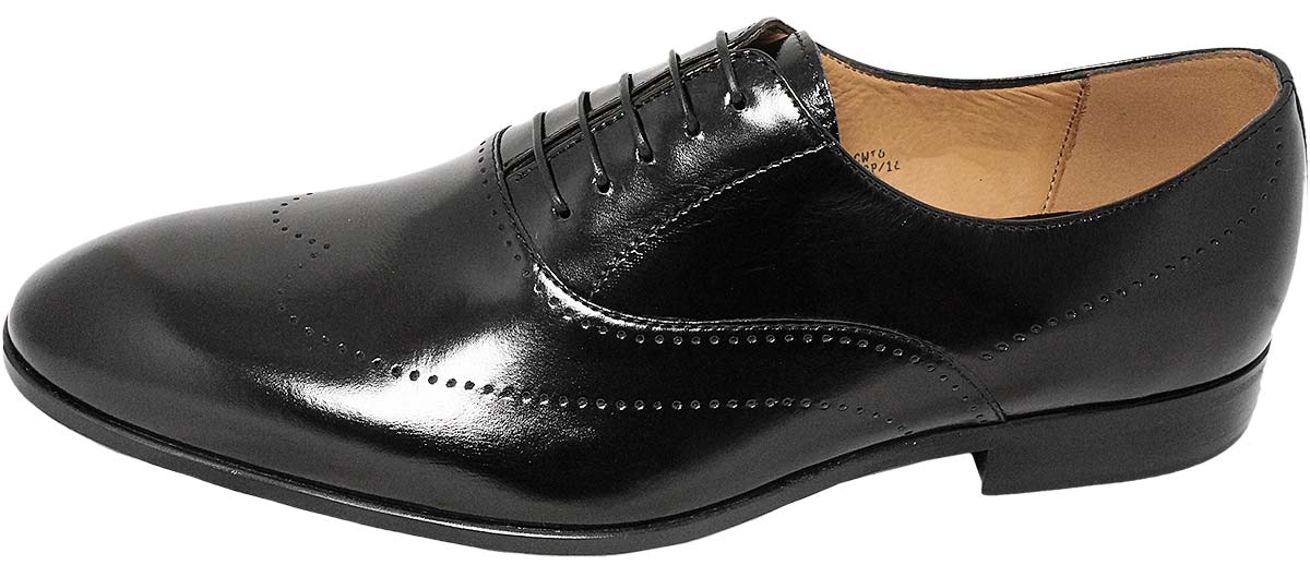Обувь Conhpol 7654-0017 чёрн. туфли больших размеров