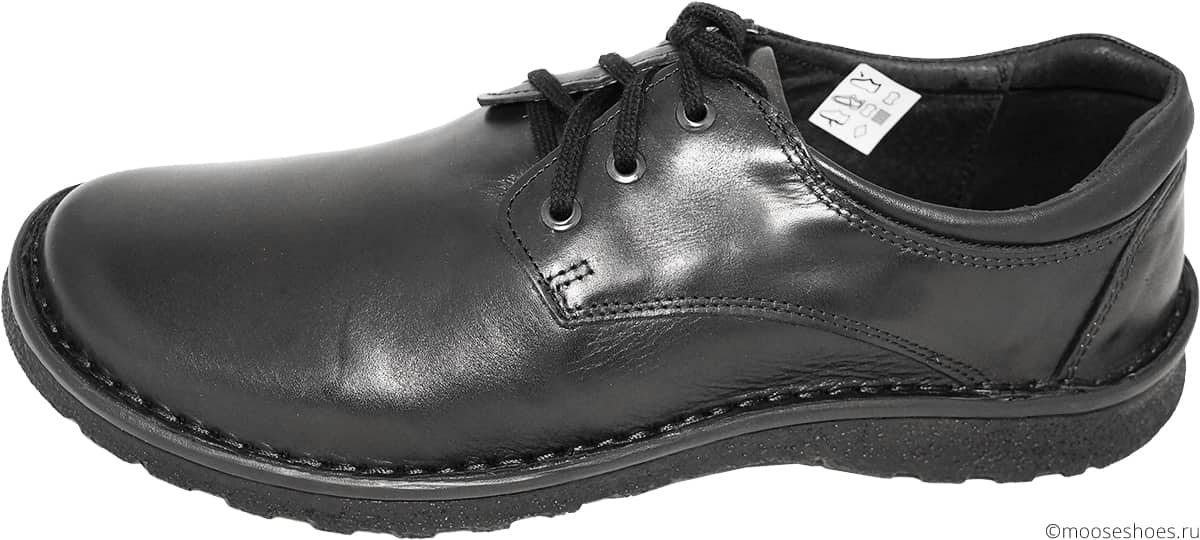 Обувь Rafado 257-CZARNY-BK-DS черн. полуботинки, комфорты больших размеров